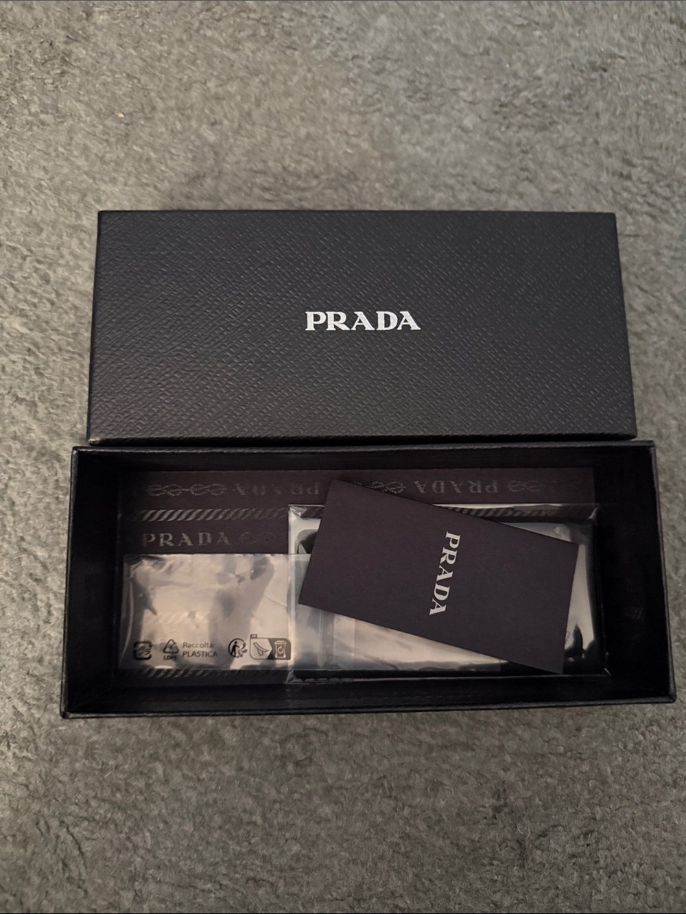 Prada Tortoiseshell Cat-Eye Sunglasses with Gradient Brown Lenses - Picture 6 of 6